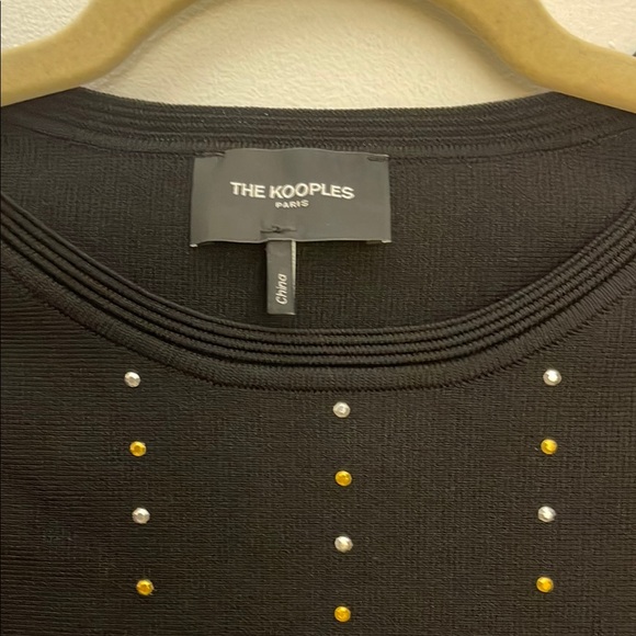 The Kooples | Women’s Black A-Line Skater Mini Dress Size 1 XS - Picture 9 of 13